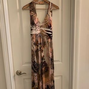 Cristina Love maxi halter dress size Large